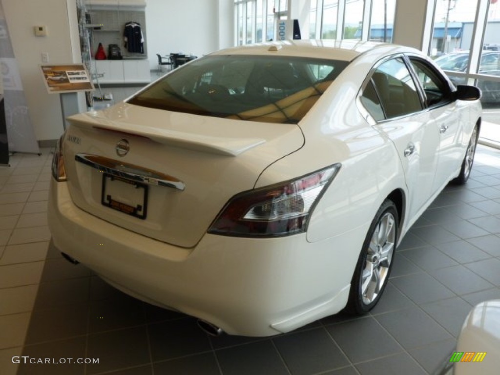 2012 Maxima 3.5 SV - Winter Frost White / Charcoal photo #7