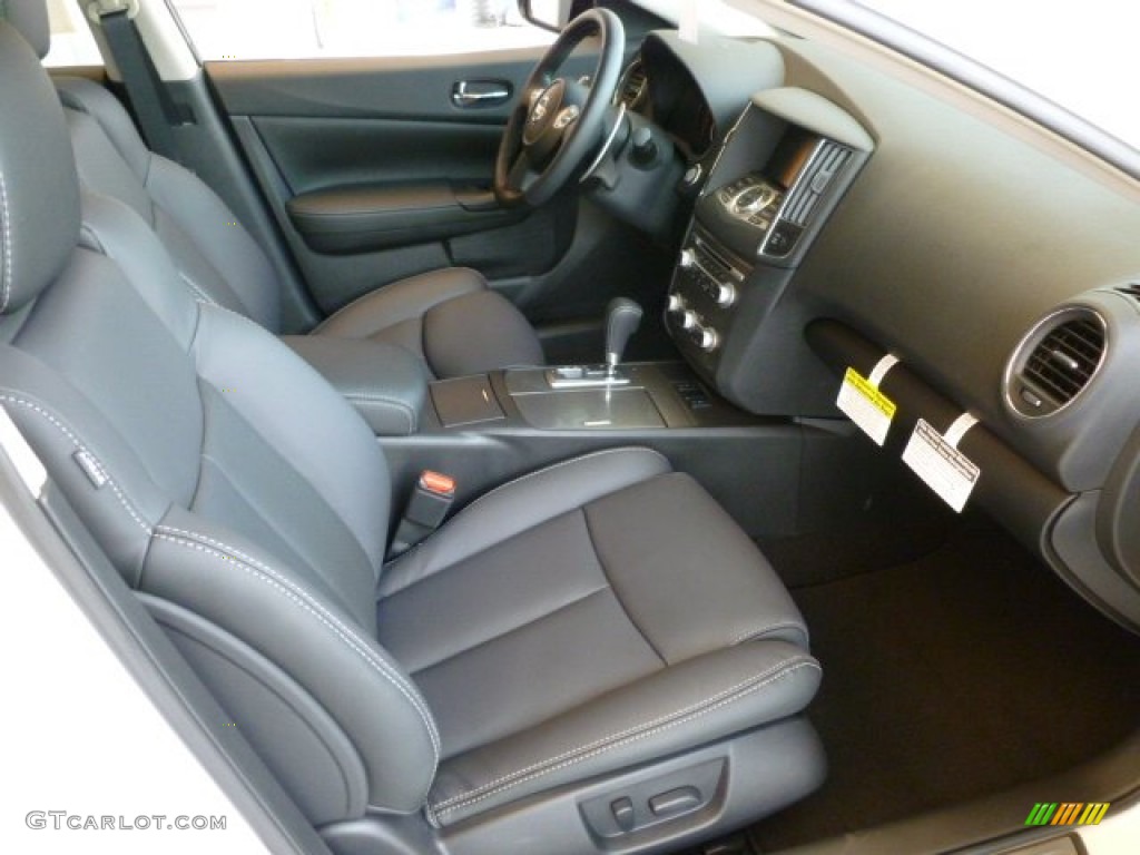 2012 Maxima 3.5 SV - Winter Frost White / Charcoal photo #9