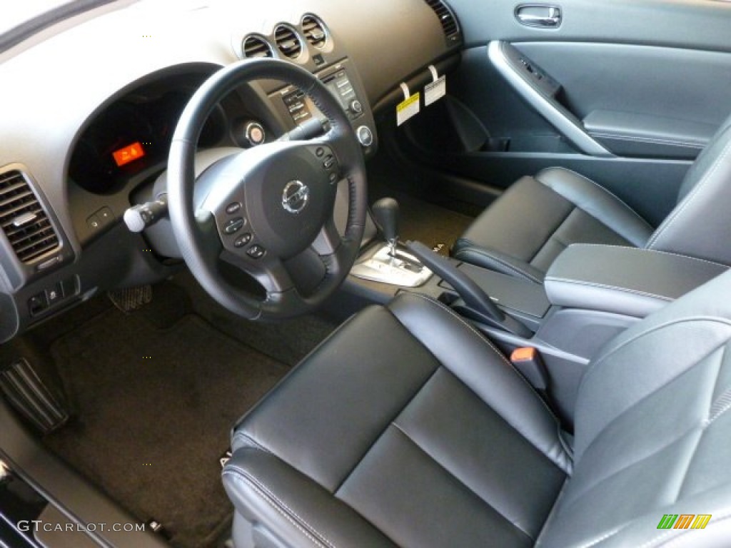 2012 Altima 3.5 SR Coupe - Super Black / Charcoal photo #16