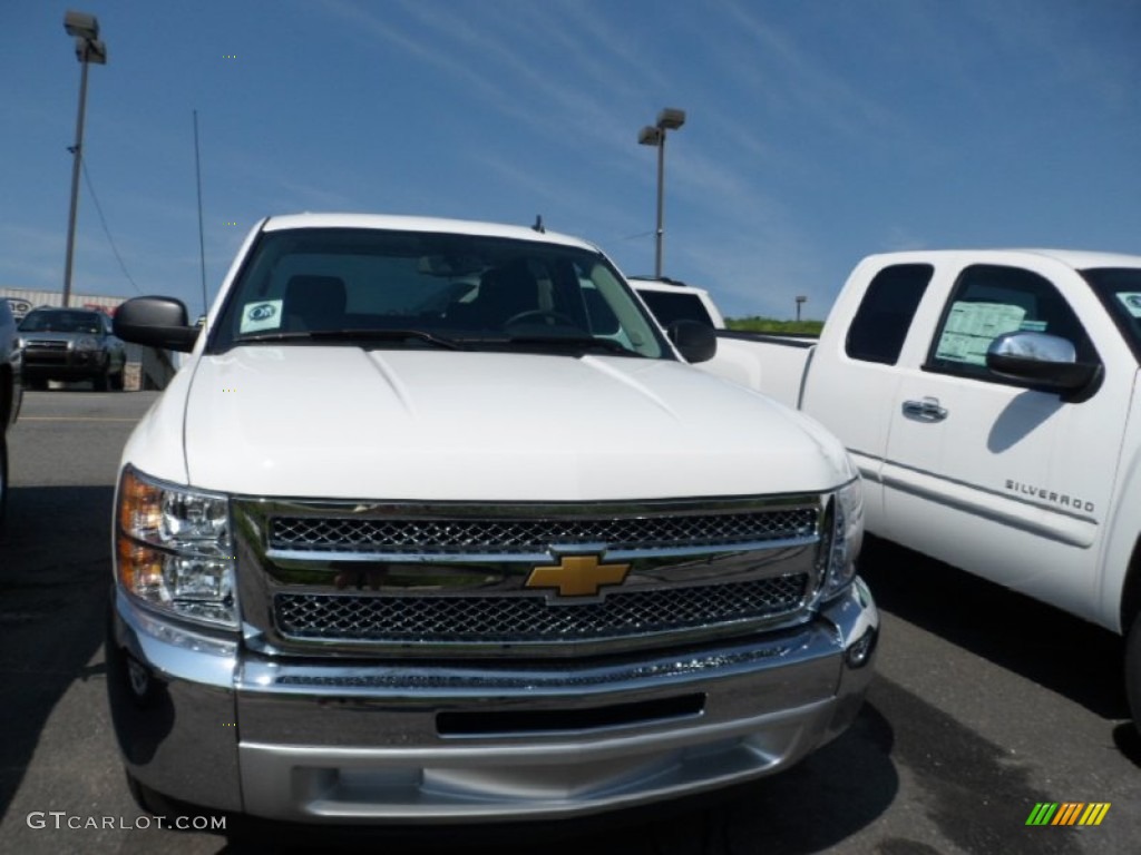 2012 Silverado 1500 LT Crew Cab - Summit White / Ebony photo #3