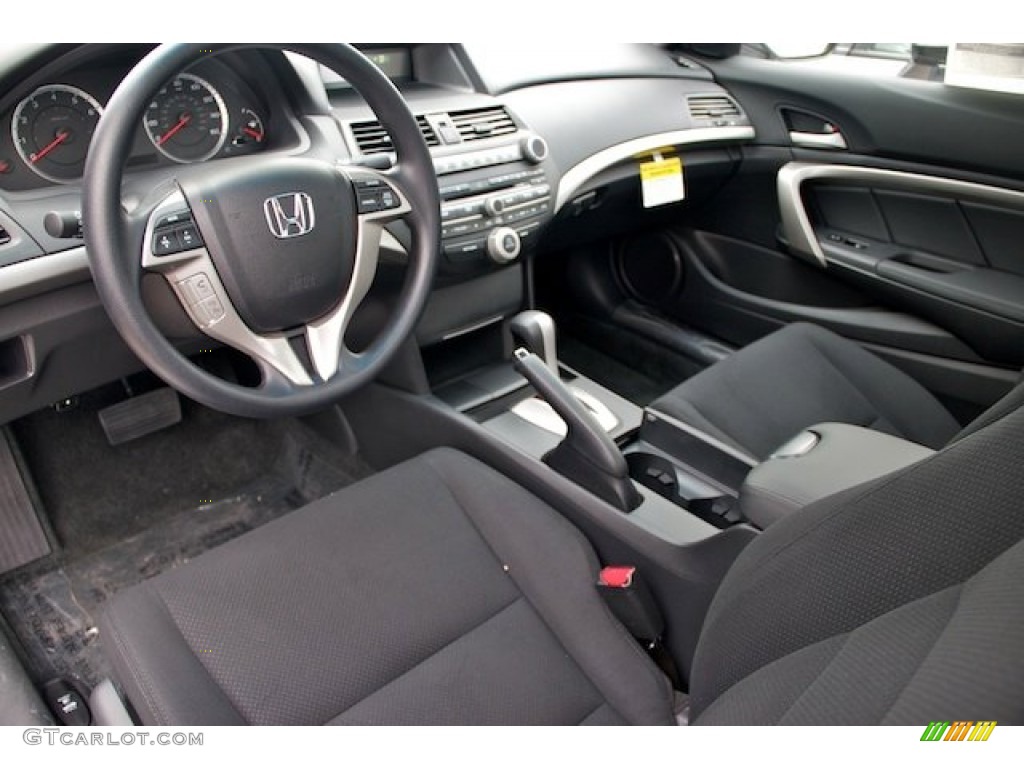 Black Interior 2012 Honda Accord EX Coupe Photo #64659196