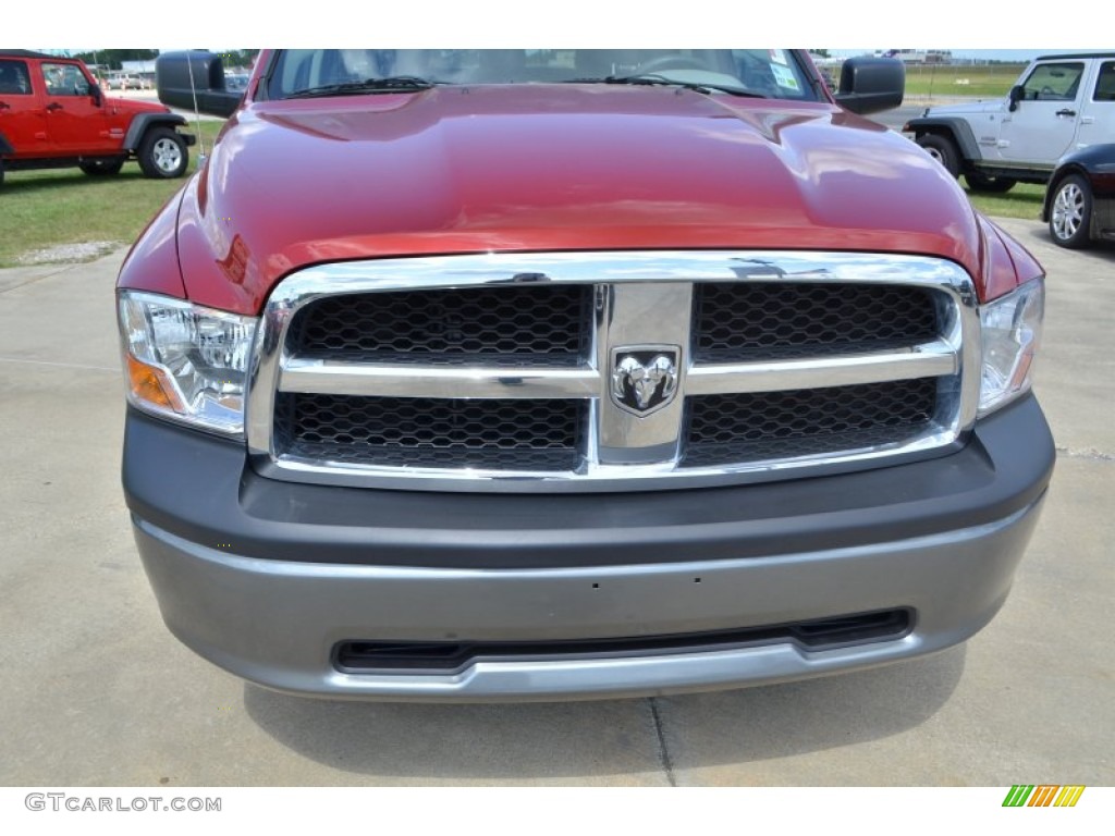 2009 Ram 1500 SLT Crew Cab 4x4 - Inferno Red Crystal Pearl / Dark Slate/Medium Graystone photo #14