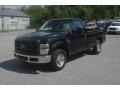 Black 2009 Ford F250 Super Duty XL Regular Cab