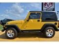 Solar Yellow - Wrangler Rubicon 4x4 Photo No. 2