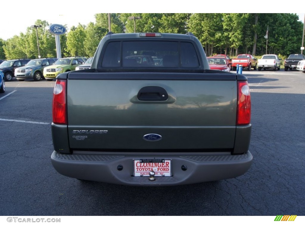 2002 Explorer Sport Trac  - Estate Green Metallic / Medium Prairie Tan photo #4