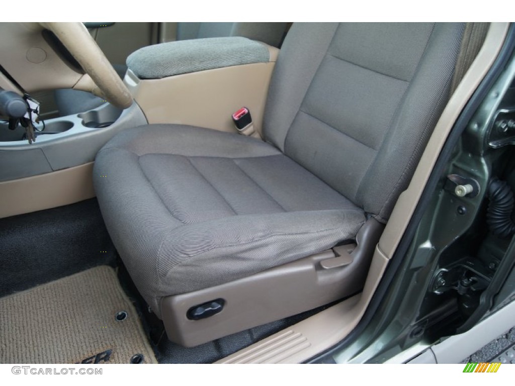 2002 Explorer Sport Trac  - Estate Green Metallic / Medium Prairie Tan photo #20
