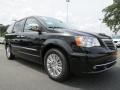 2012 Brilliant Black Crystal Pearl Chrysler Town & Country Touring - L  photo #4