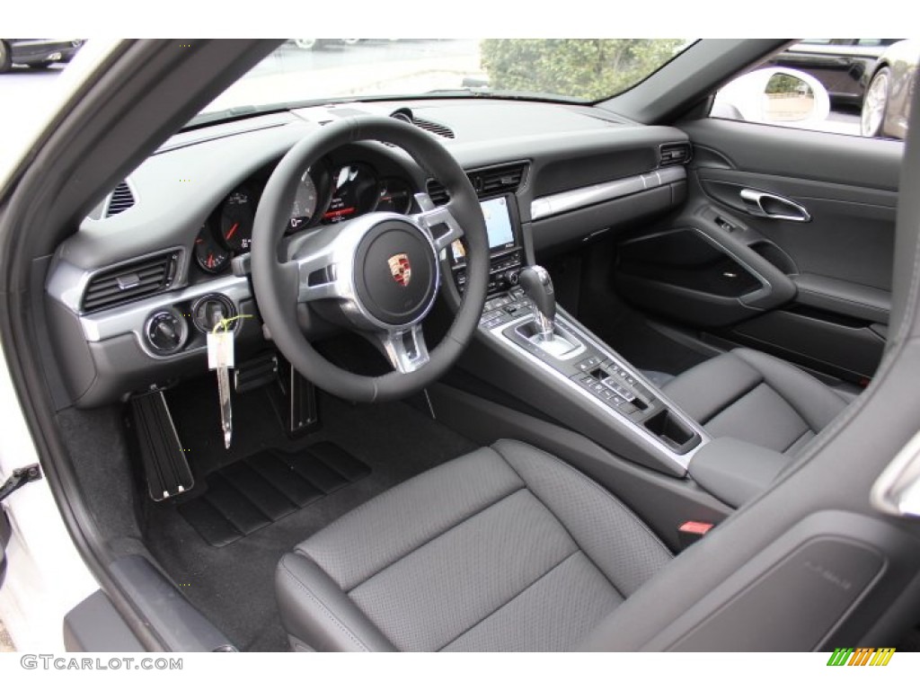 Black Interior 2012 Porsche New 911 Carrera S Coupe Photo #64665254