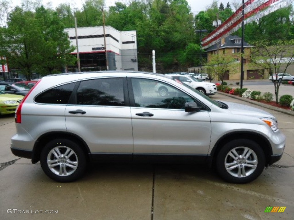 2011 CR-V EX 4WD - Alabaster Silver Metallic / Gray photo #5