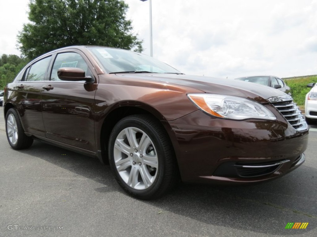 Deep Auburn Pearl 2012 Chrysler 200 Touring Sedan Exterior Photo #64665527