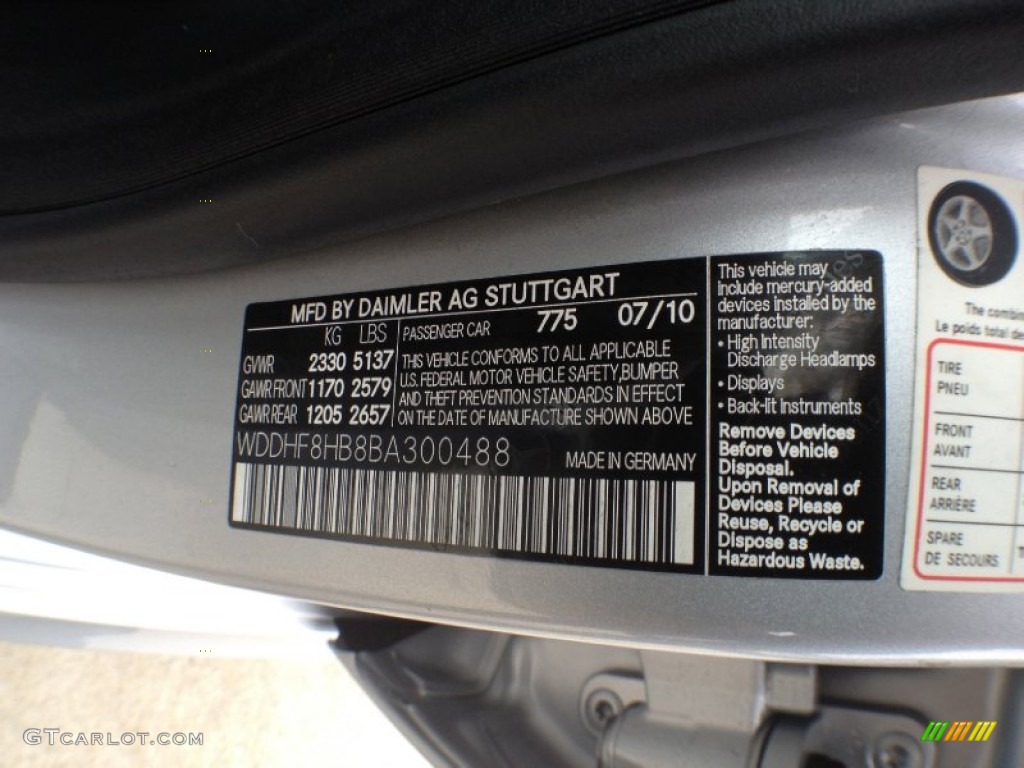 2011 E 350 4Matic Sedan - Iridium Silver Metallic / Black photo #35