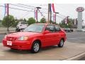 Retro Red 2005 Hyundai Accent GLS Coupe