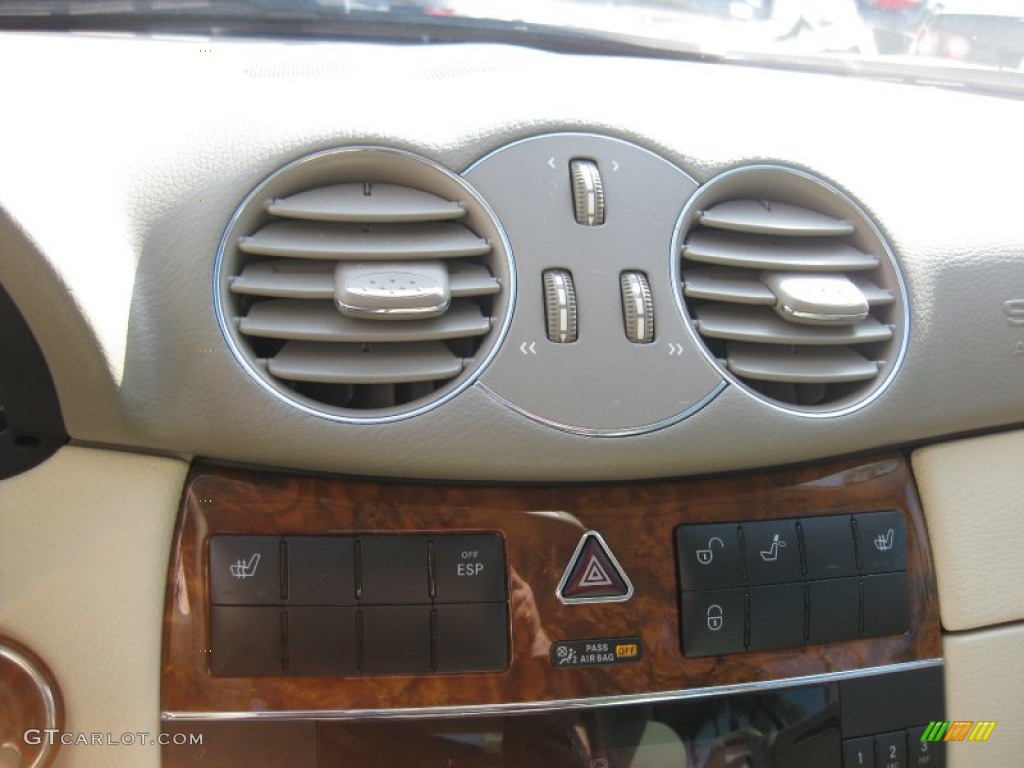 2009 CLK 350 Coupe - Arctic White / Stone photo #12