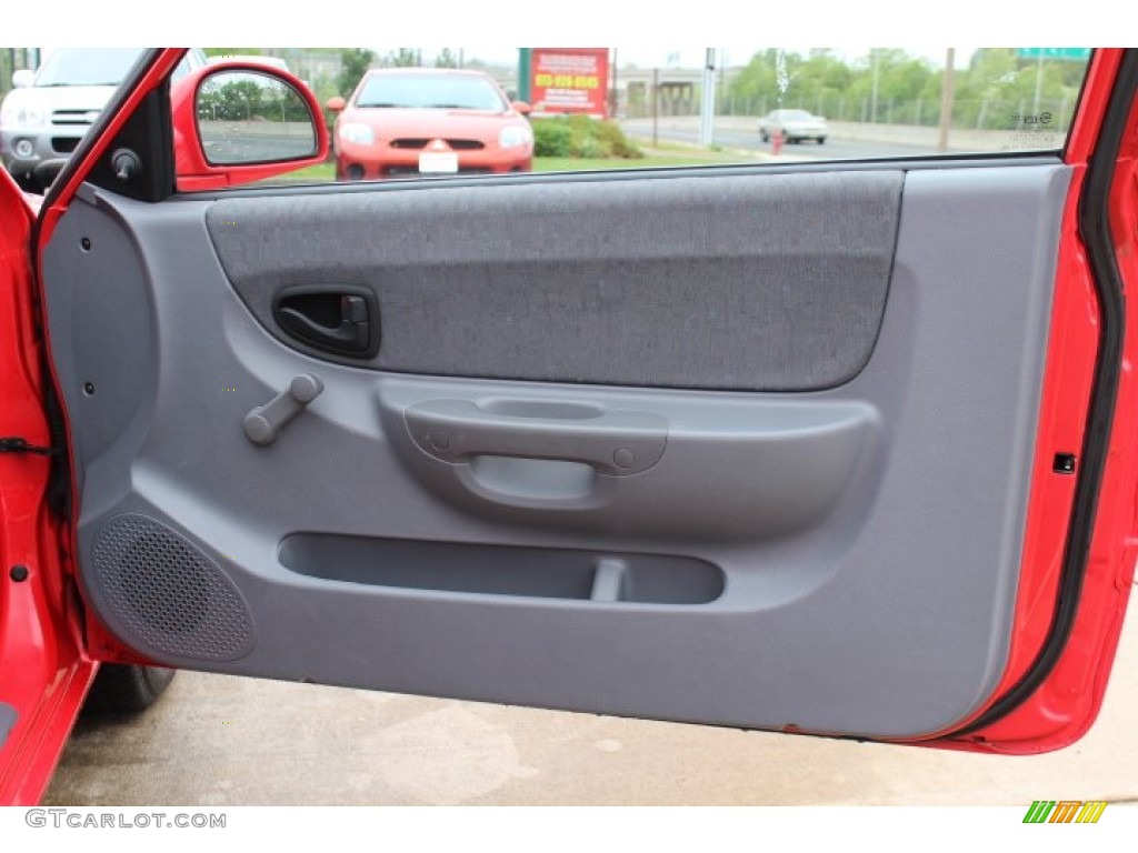 2005 Accent GLS Coupe - Retro Red / Gray photo #16