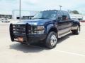 Dark Blue Pearl Metallic - F450 Super Duty King Ranch Crew Cab 4x4 Dually Photo No. 9