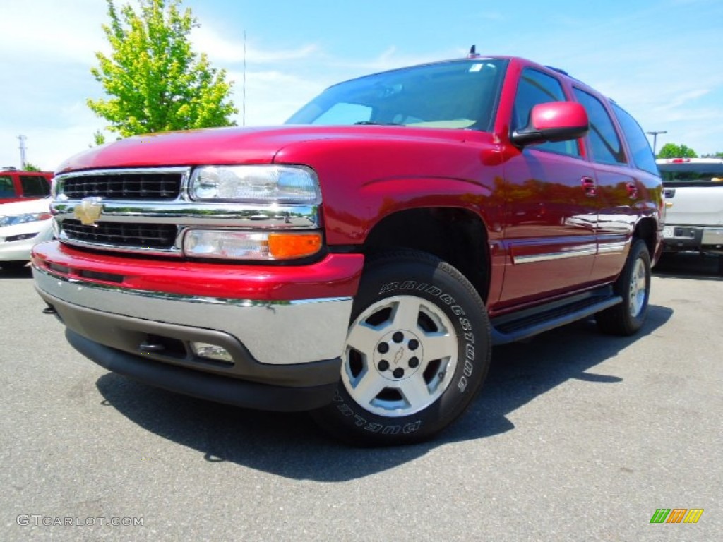 2006 Tahoe LT 4x4 - Sport Red Metallic / Tan/Neutral photo #1