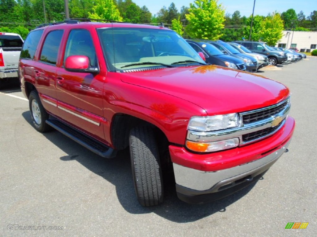 2006 Tahoe LT 4x4 - Sport Red Metallic / Tan/Neutral photo #2
