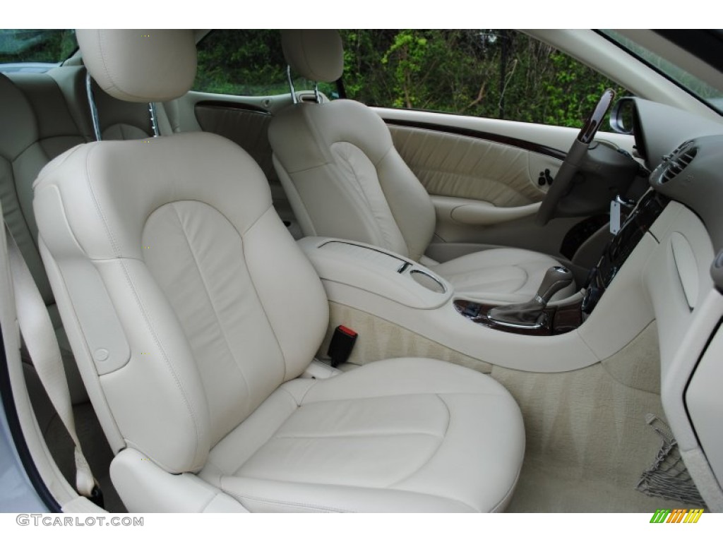Stone Interior 2009 Mercedes-Benz CLK 350 Cabriolet Photo #64669292