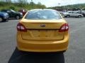 2011 Yellow Blaze Metallic Tri-Coat Ford Fiesta SEL Sedan  photo #3