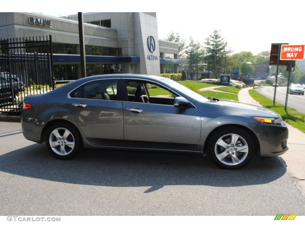 2010 TSX Sedan - Polished Metal Metallic / Ebony photo #3