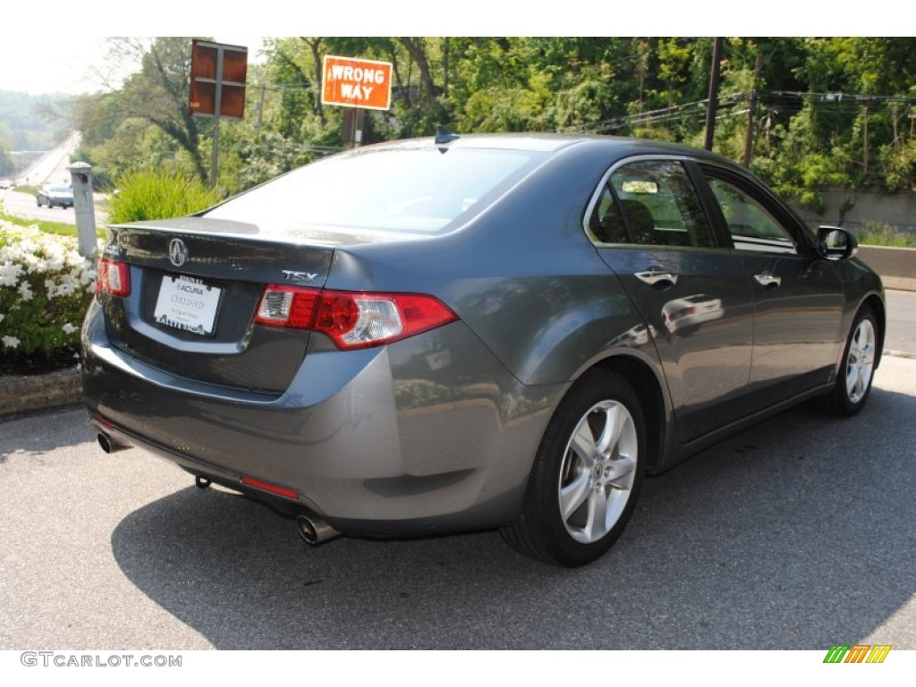 2010 TSX Sedan - Polished Metal Metallic / Ebony photo #4