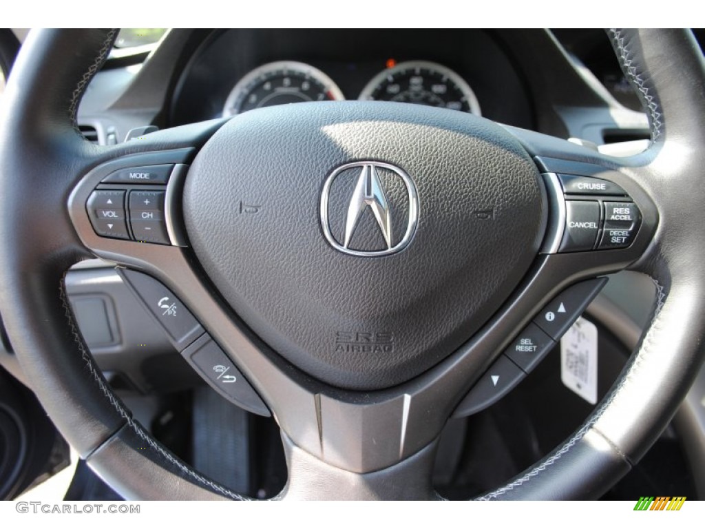 2010 TSX Sedan - Polished Metal Metallic / Ebony photo #14