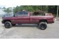 2002 Dark Garnet Red Pearlcoat Dodge Ram 3500 SLT Quad Cab 4x4 Dually  photo #7