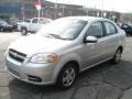 Ice Silver Metallic - Aveo LT Sedan Photo No. 3