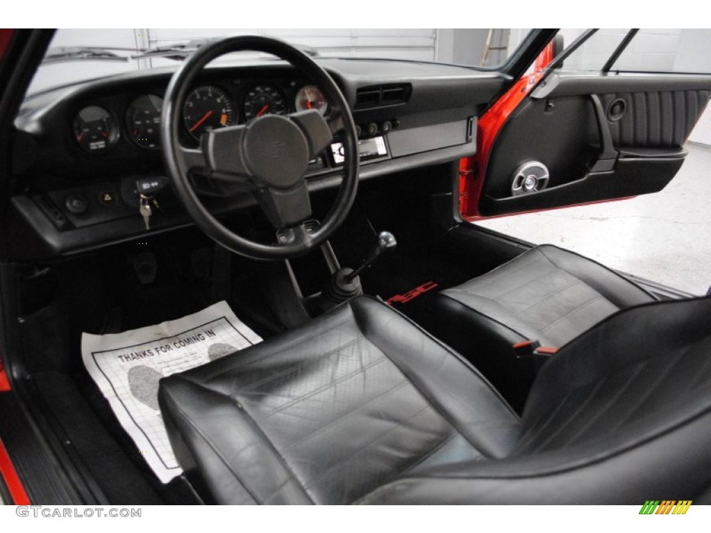 Black Interior 1983 Porsche 911 SC Coupe Photo #64674545