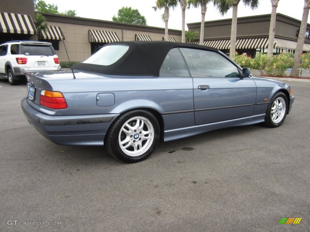 Steel Blue Metallic 1999 BMW 3 Series 323i Convertible Exterior Photo #64675154