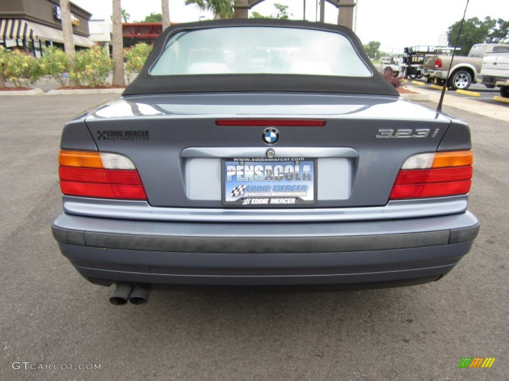 1999 3 Series 323i Convertible - Steel Blue Metallic / Grey photo #13