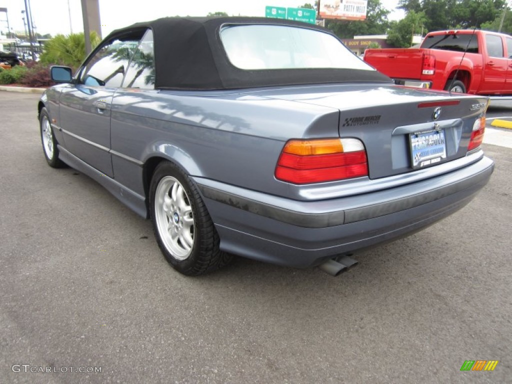 1999 3 Series 323i Convertible - Steel Blue Metallic / Grey photo #15