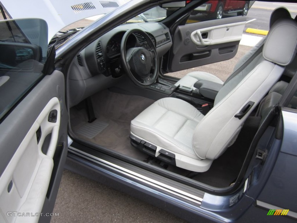 Grey Interior 1999 BMW 3 Series 323i Convertible Photo #64675428