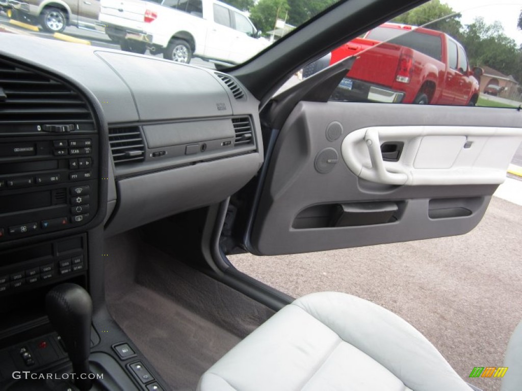 1999 3 Series 323i Convertible - Steel Blue Metallic / Grey photo #53