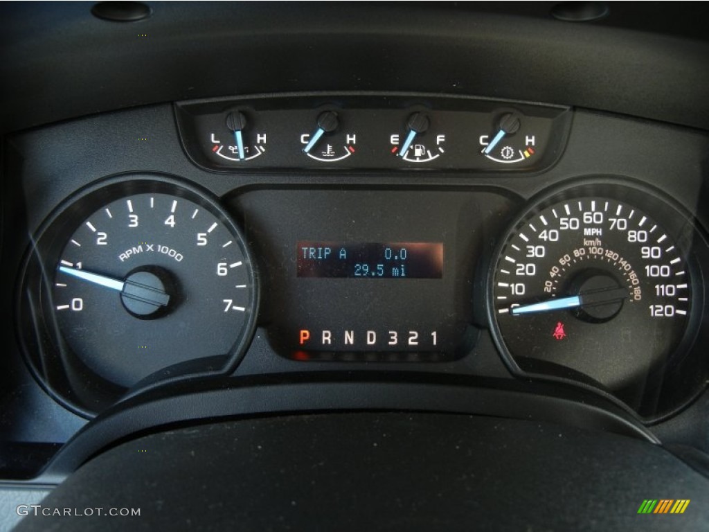 2012 Ford F150 XL Regular Cab Gauges Photo #64675649