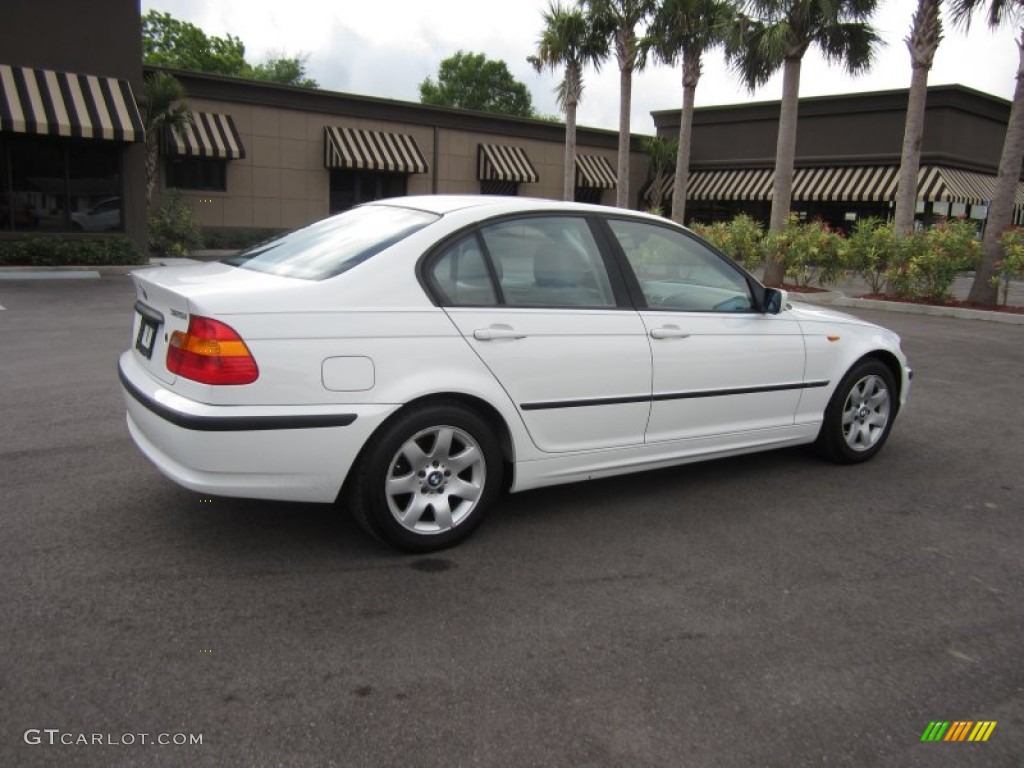 2003 3 Series 325i Sedan - Alpine White / Grey photo #6