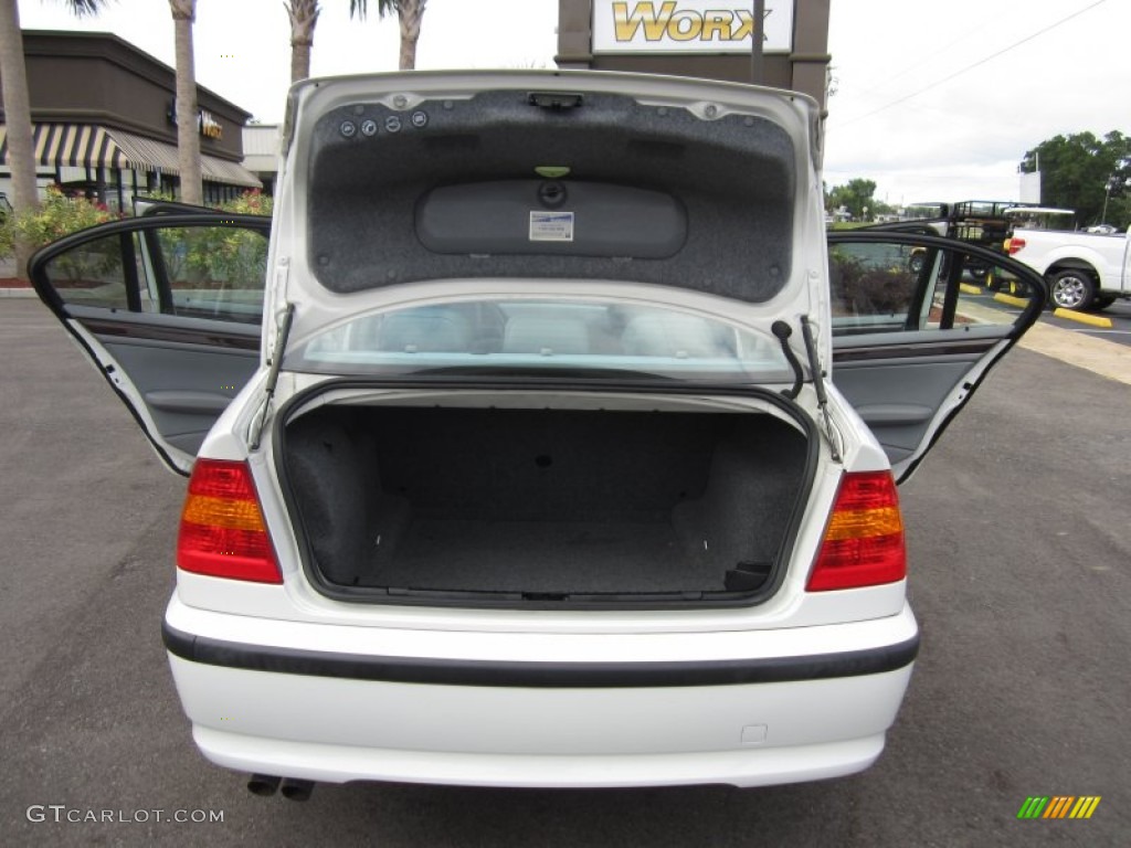 2003 3 Series 325i Sedan - Alpine White / Grey photo #22