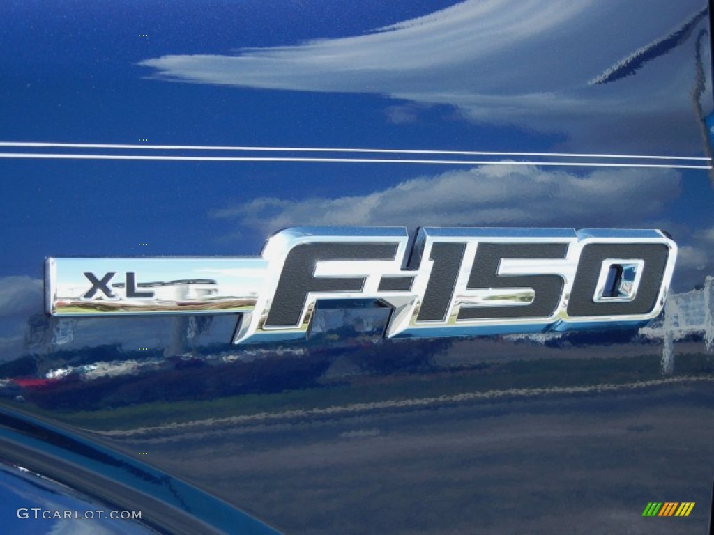 2012 F150 XL Regular Cab - Dark Blue Pearl Metallic / Steel Gray photo #4