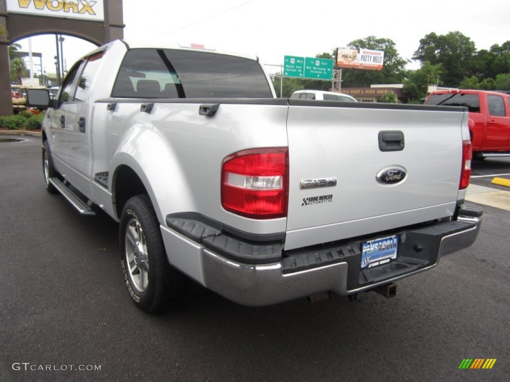 2006 F150 XLT SuperCrew - Silver Metallic / Medium Flint photo #9