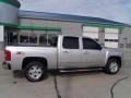 2010 Sheer Silver Metallic Chevrolet Silverado 1500 LTZ Crew Cab 4x4  photo #32