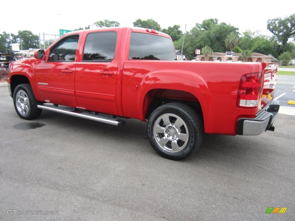 2010 Sierra 1500 SLE Crew Cab - Fire Red / Ebony photo #10