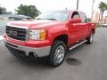 2010 Fire Red GMC Sierra 1500 SLE Crew Cab  photo #13