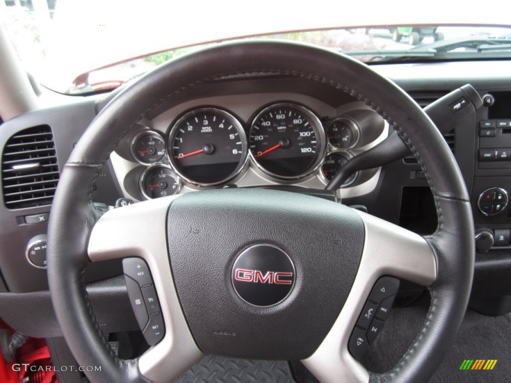 2010 Sierra 1500 SLE Crew Cab - Fire Red / Ebony photo #39