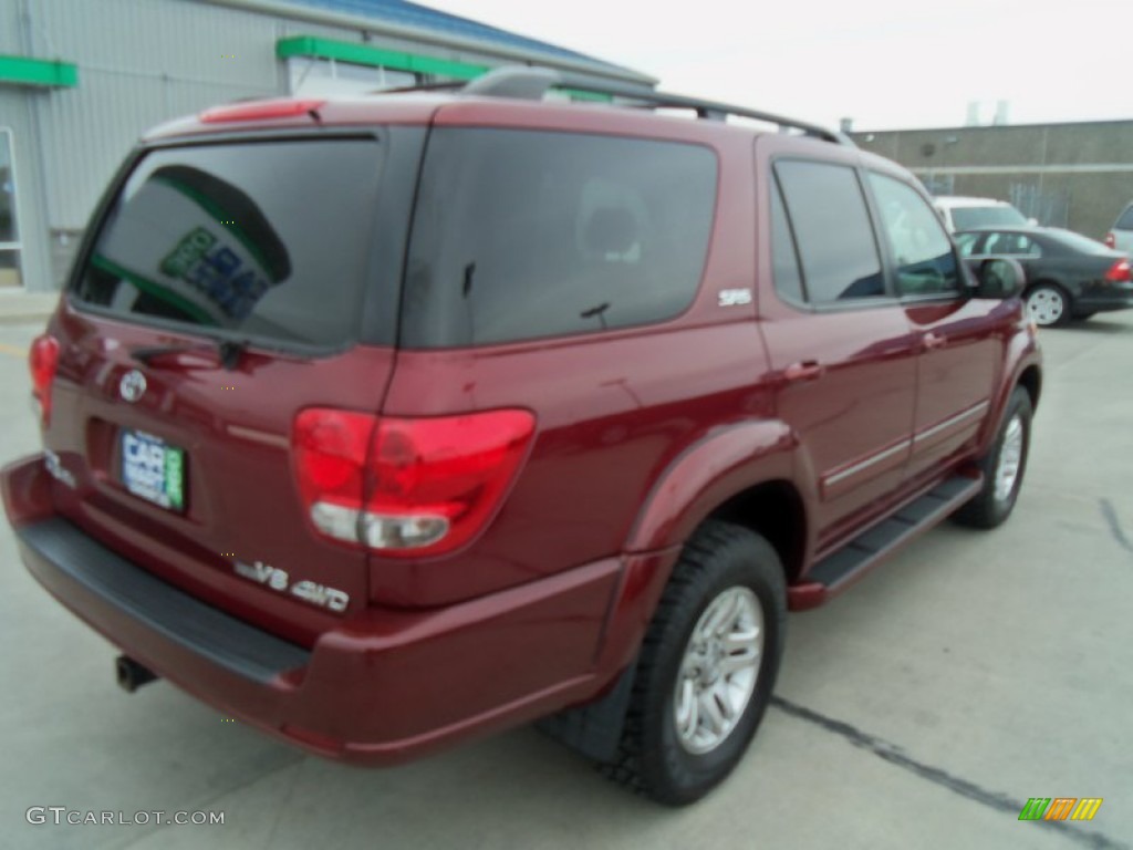 2006 Sequoia SR5 4WD - Salsa Red Pearl / Light Charcoal photo #34