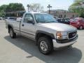 2000 Pewter Metallic GMC Sierra 2500 SL Regular Cab 4x4  photo #5