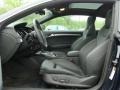 Black Silk Nappa Leather Interior Photo for 2011 Audi S5 #64679405