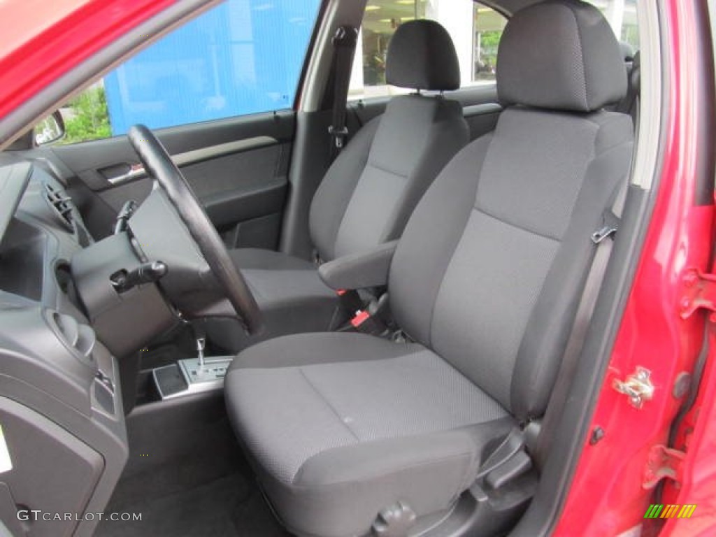 2010 Aveo LT Sedan - Victory Red / Charcoal photo #9