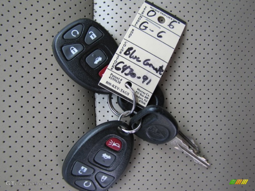 2006 Pontiac G6 GT Sedan Keys Photos
