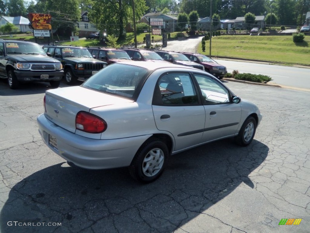 2000 Metro LSi Sedan - Silver Metallic / Gray photo #7