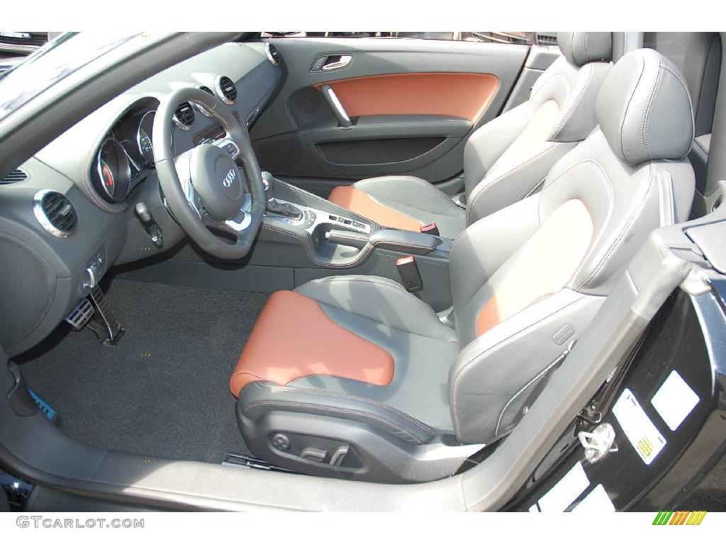 Saddle Brown Interior 2008 Audi TT 2.0T Roadster Photo #6468033